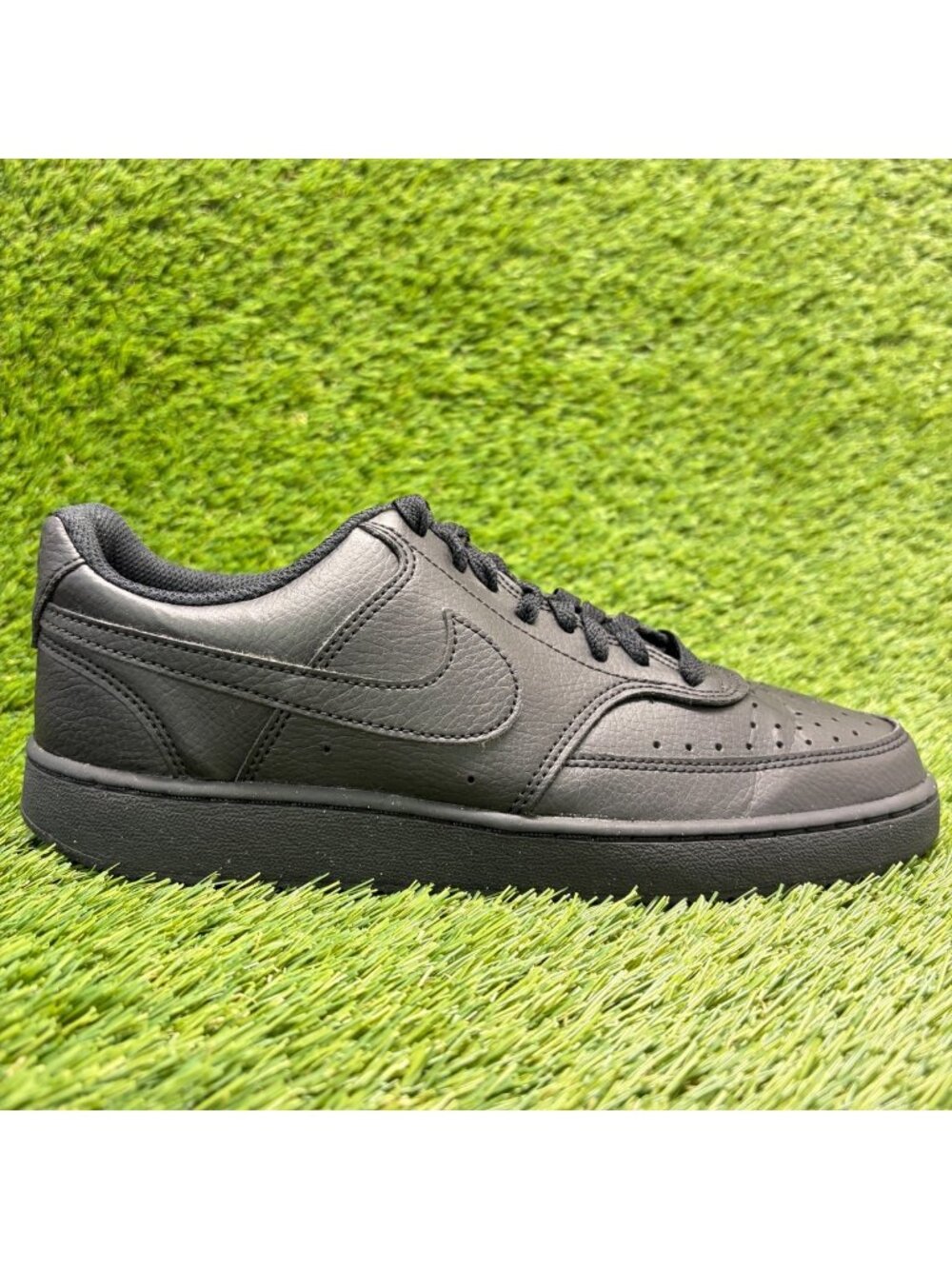 Nike Court Vision Low Next Nature Mens Size 7 Black Athletic Shoes Sneakers